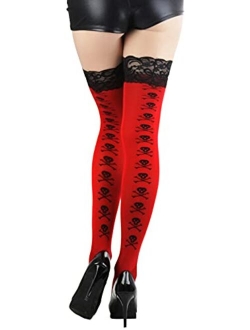 ToBeInStyle Women's Nylon Thigh High Schoolgirl Opaque Stockings