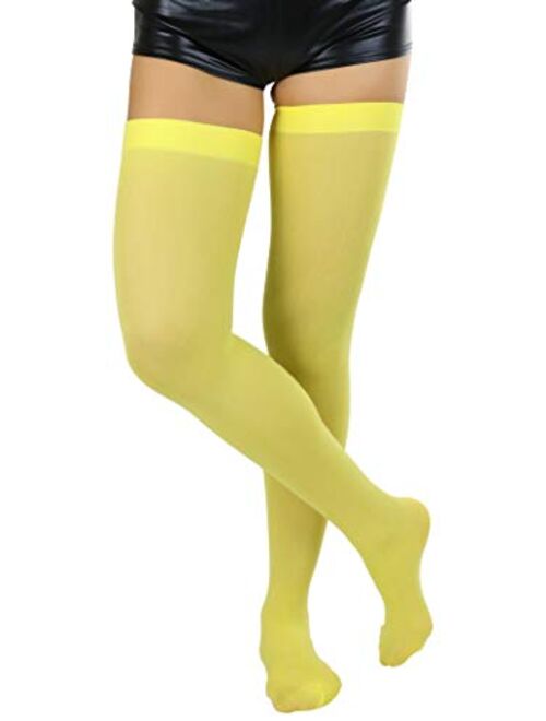 ToBeInStyle Women's Nylon Thigh High Schoolgirl Opaque Stockings