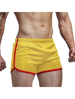 AIMPACT Men's Running Shorts Breathing Athletic Gym Mesh Shorts for Men