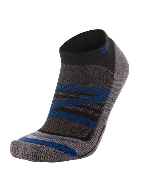 Zensah Wool Running Socks - Soft Cushioned Merino Wool, Moisture Wicking, Anti-Blister - Athletic Socks, Trail Socks