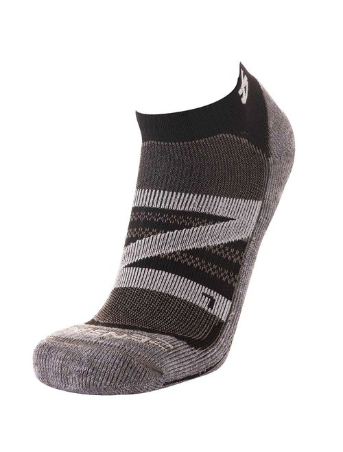 Zensah Wool Running Socks - Soft Cushioned Merino Wool, Moisture Wicking, Anti-Blister - Athletic Socks, Trail Socks