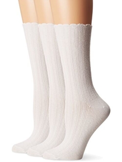 Women's Scallop Pointelle Sock 3-Pack