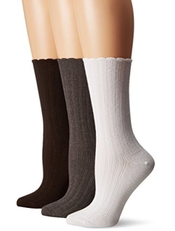 Women's Scallop Pointelle Sock 3-Pack