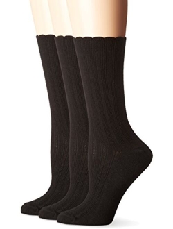 Women's Scallop Pointelle Sock 3-Pack