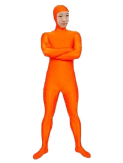 VSVO Spandex Open Face Full Bodysuit Zentai Suit for Adults and Kids