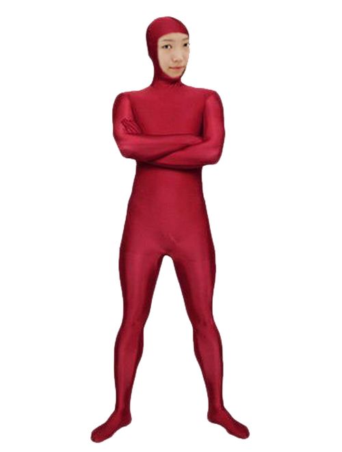 VSVO Spandex Open Face Full Bodysuit Zentai Suit for Adults and Kids