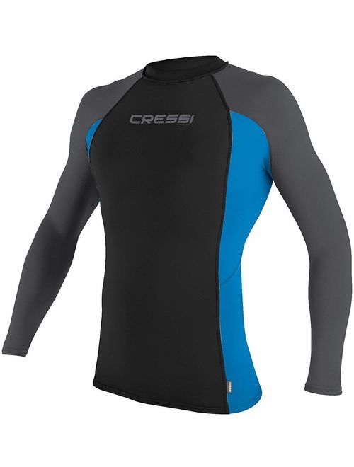 Cressi Mens's Short & Long Sleeve Rash Guard Swimming, Surfing, Diving