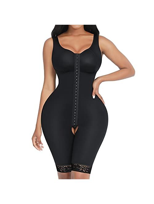 FeelinGirl Shapewear for Women Tummy Control Full Body Shaper Butt Lifter Thigh Slimmer Bodysuit for Women Daily Life