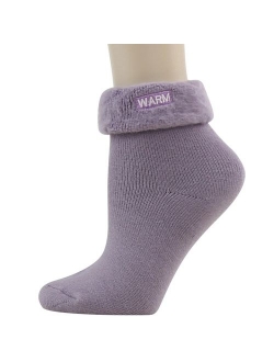 Warm Thermal Socks,SUTTOS Women's Thick Heat Insulated Socks,Warm Winter Crew Socks For Cold Weather 1/3/5 Pairs