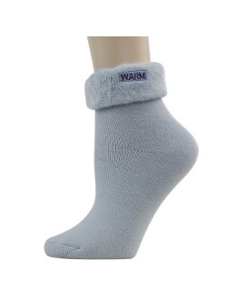 Warm Thermal Socks,SUTTOS Women's Thick Heat Insulated Socks,Warm Winter Crew Socks For Cold Weather 1/3/5 Pairs