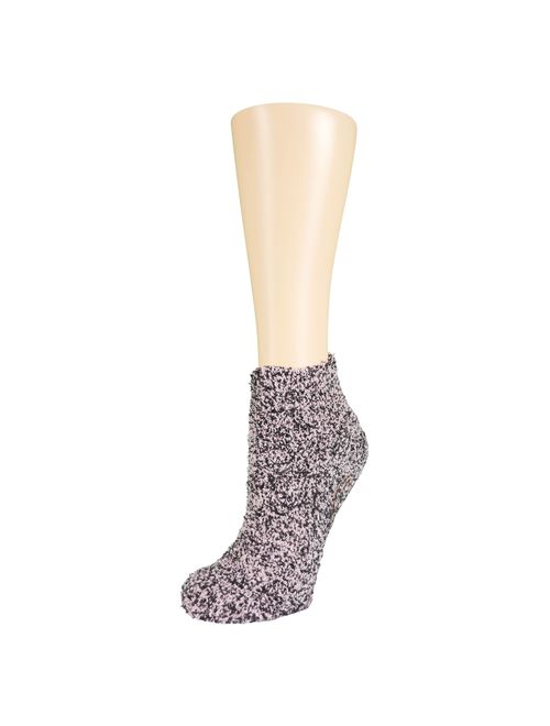 Dr. Scholl's Women's 2 Pack Soothing Spa Low Cut Lavender + Vitamin E Socks with Silicone Treads