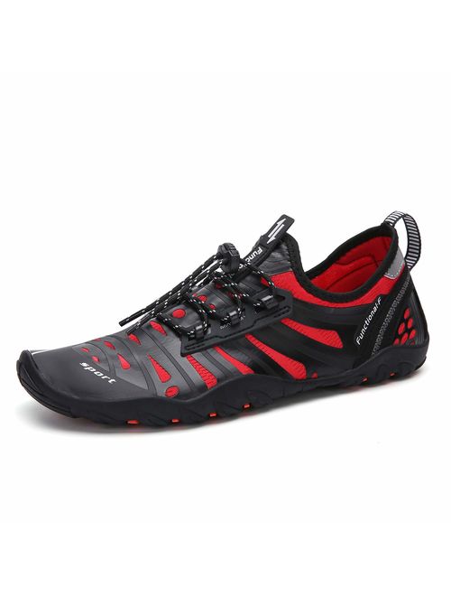 Mishansha Mens Womens Water Shoes Barefoot Quick Dry Beach Swim Diving Kayaking Surf Windsurfing Aqua Sports