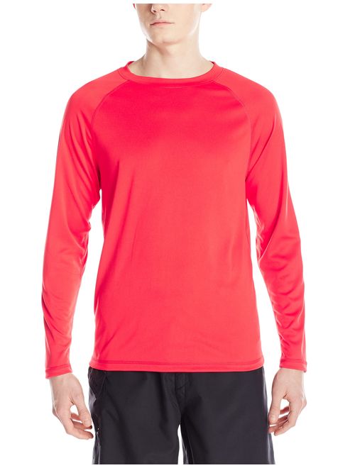 Kanu Surf Men's UPF 50+ Long Sleeve Rashguard Swim Shirt