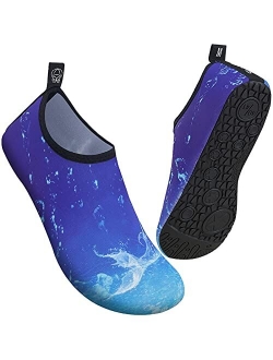 METOG Men Women Water Shoes Quick-Dry Aqua Socks BarefootSlip-on for Sport Beach Swim Surf Yoga Exercise