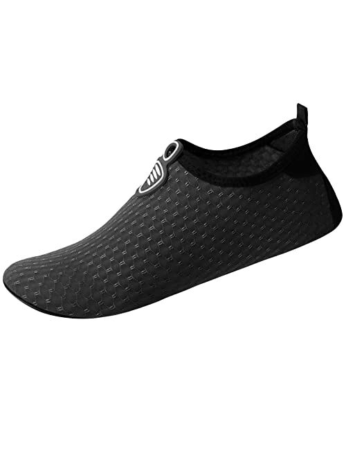 METOG Men Women Water Shoes Quick-Dry Aqua Socks BarefootSlip-on for Sport Beach Swim Surf Yoga Exercise