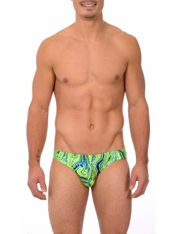 Gary Majdell Sport Mens Print Contour Pouch Bikini Swimsuit