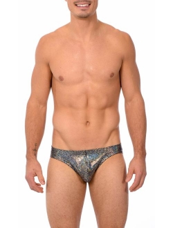 Gary Majdell Sport Mens Print Contour Pouch Bikini Swimsuit