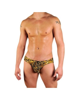 Gary Majdell Sport Mens Print Contour Pouch Bikini Swimsuit