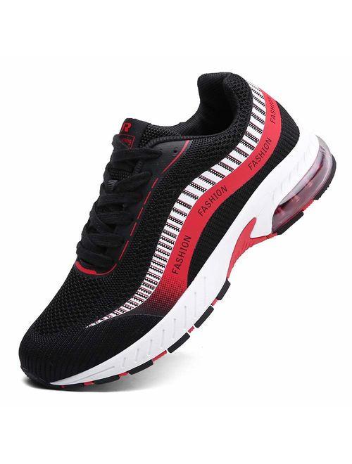 Ahico Sneakers Running Shoes Air Cushion Women Tennis Shoe Lightweight Fashion Walking Breathable Athletic Training Sport for Womens