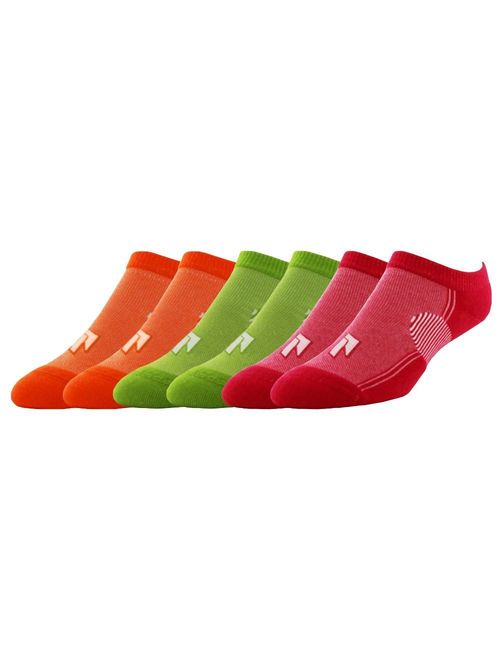 Pree Women's No-Show Athletic Socks (6-Pack)