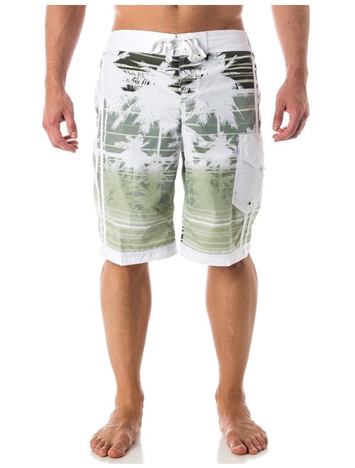 Alki'i Men's Hybrid Boardshorts with mesh Lining - Isla Palms