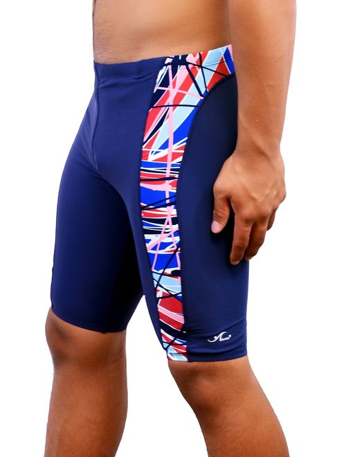 Adoretex Boy's/Men's Printed Pro Athletic Jammer Swimsuit Swim Shorts