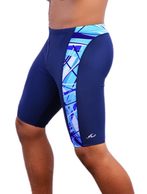 Adoretex Boy's/Men's Printed Pro Athletic Jammer Swimsuit Swim Shorts