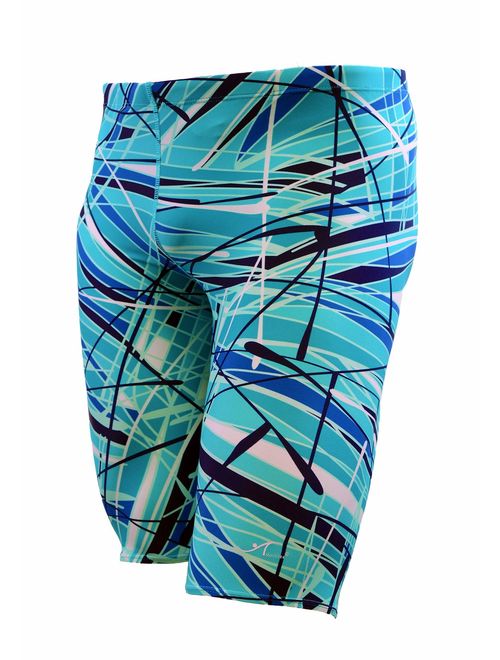 Adoretex Boy's/Men's Printed Pro Athletic Jammer Swimsuit Swim Shorts