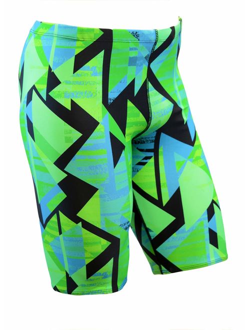 Adoretex Boy's/Men's Printed Pro Athletic Jammer Swimsuit Swim Shorts