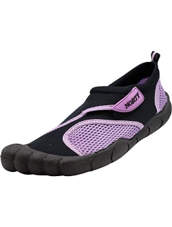 NORTY Womens Aqua Shoes - Ladies Quick Drying Water Sports Socks for Beach Pool Boating Swim Surf