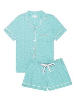 Womens Pajamas Soft Cotton - Pajama Shorts for Women