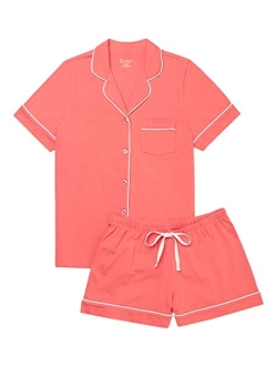 Womens Pajamas Soft Cotton - Pajama Shorts for Women