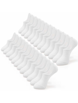 IDEGG No Show Socks For Women and Men 12 Pairs Casual Low Cut Socks Anti-slid Athletic Cotton Socks with Non Slip Grip