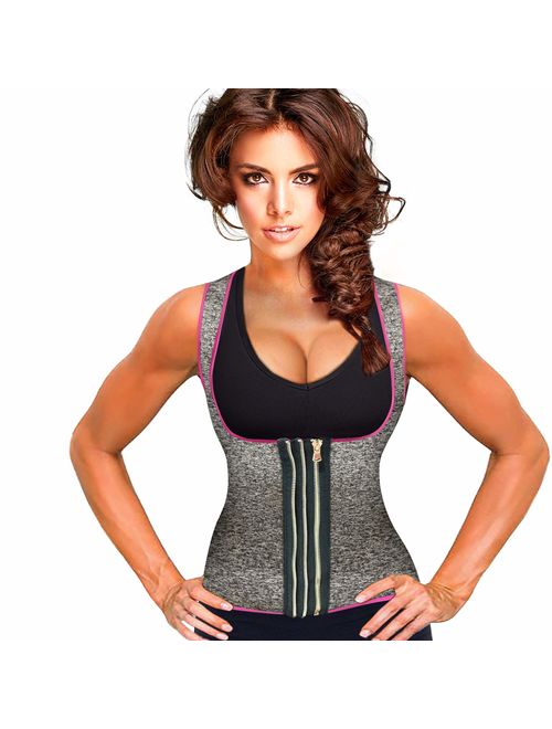 UltraComfy Waist Trainer Corset for Weight Loss Sweat Vest Sauna Suit Waist Trimmer