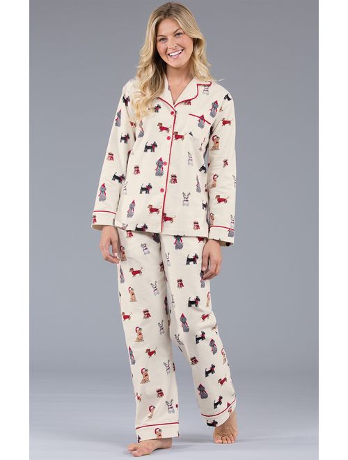 PajamaGram Flannel Pajamas Women Cozy - Boyfriend Pajamas for Women