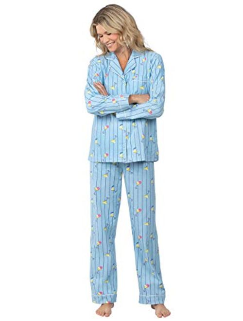 PajamaGram Flannel Pajamas Women Cozy - Boyfriend Pajamas for Women