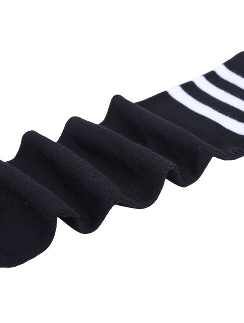 Women's Three Stripes Knee High Striped Socks