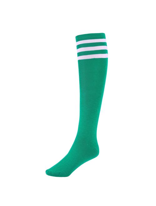 Women's Three Stripes Knee High Striped Socks