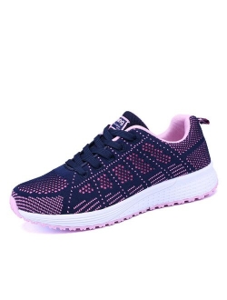 PAMRAY Women's Running Shoes Tennis Athletic Jogging Sport Walking Sneakers Gym Fitness