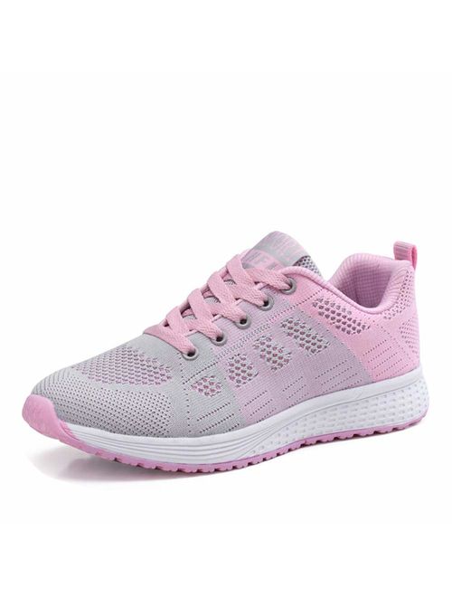 PAMRAY Women's Running Shoes Tennis Athletic Jogging Sport Walking Sneakers Gym Fitness