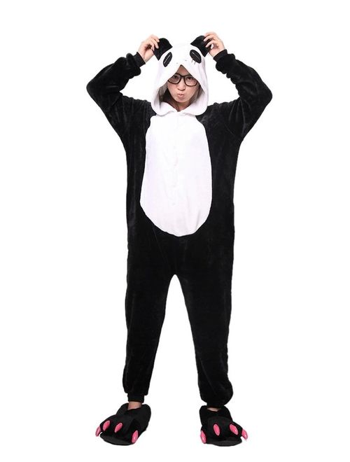 Adult Pajamas Unisex Sleepsuit Animal Sleepwear Jumpsuit Halloween Cosplay Costume