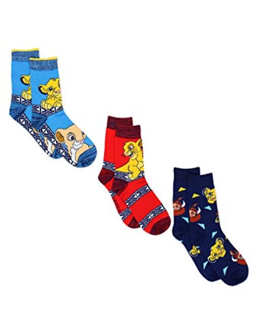 Disney The Lion King Boy's Girl's Toddler Teen Adult's Multi pack Socks Set