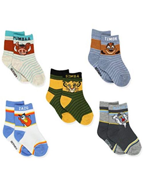 Disney The Lion King Boy's Girl's Toddler Teen Adult's Multi pack Socks Set