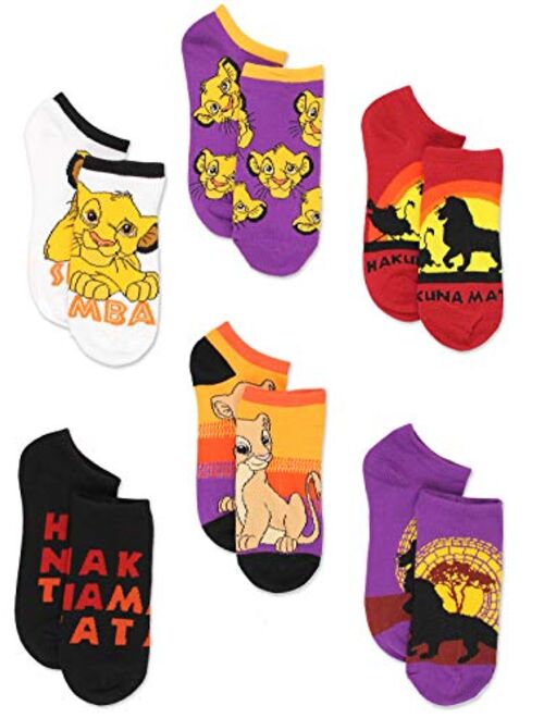 Disney The Lion King Boy's Girl's Toddler Teen Adult's Multi pack Socks Set