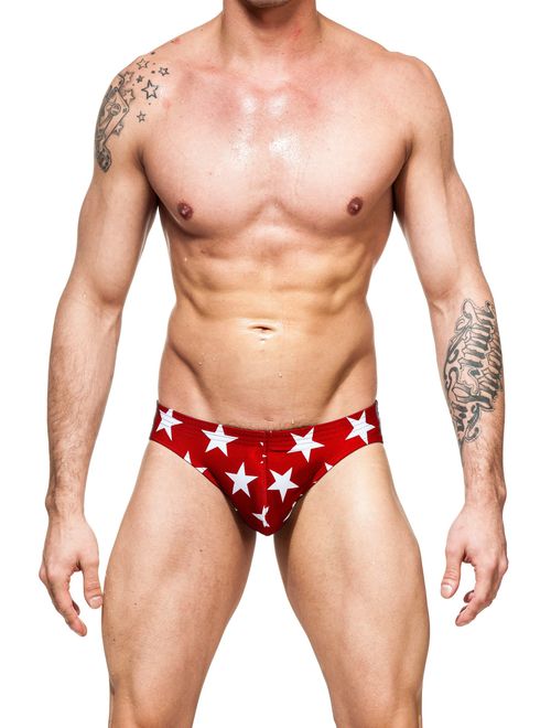 Gary Majdell Sport Men's USA Freedom Flag Stars & Stripes Bikini Swimsuit