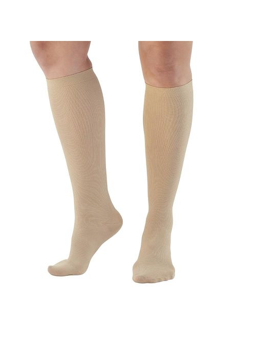 Ames Walker AW Style 167 Women's Travel 15 20mmHg Knee High Socks