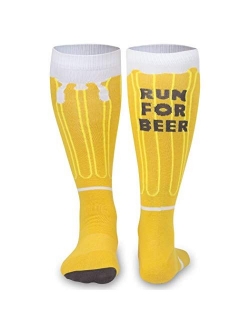 Knee High Half Cushioned Athletic Running Sock | Various Designs