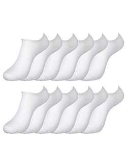 I&S Women's 12 Pack Low Cut No Show Athletic Socks - Women's Socks Size 9-11 (Set of 12