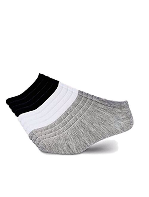 I&S Women's 12 Pack Low Cut No Show Athletic Socks - Women's Socks Size 9-11 (Set of 12