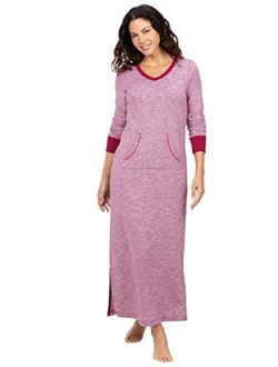 Addison Meadow Long Nightgowns for Women - Jersey Cotton Nightgowns for Women, Slub Knit